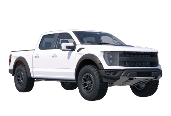 White pickup truck