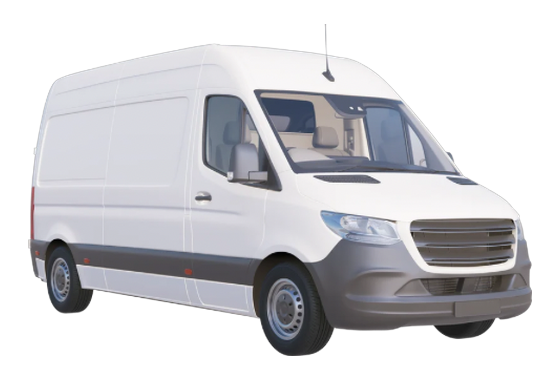 White cargo van